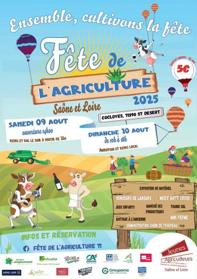 Affiche fête de l'agriculture